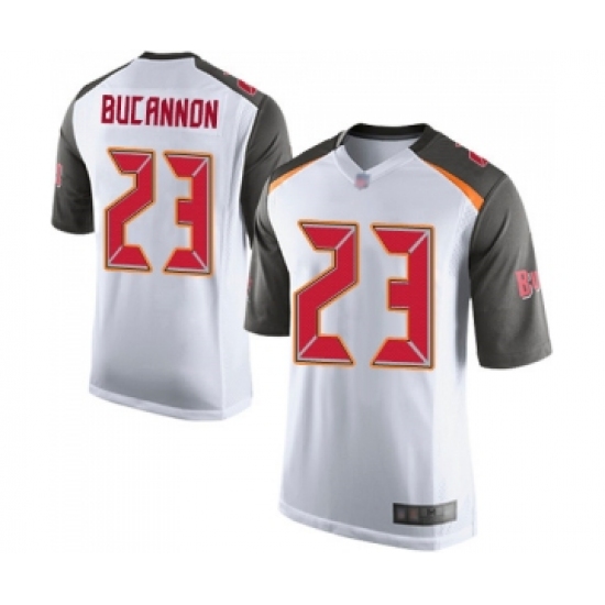 Men's Tampa Bay Buccaneers #23 Deone Bucannon Game White Football Jersey - Ujersey