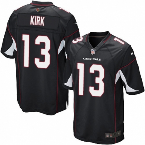 Men's Nike Arizona Cardinals #13 Christian Kirk Game Black Alternate NFL Jersey - Ujersey