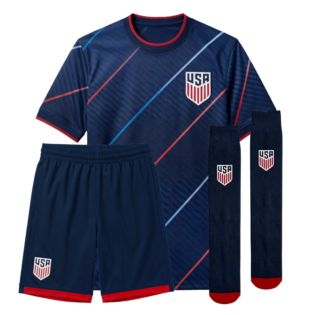 Youth Icon Sports USMNT Ultimate Jersey 2026 Fan Pack - Navy Shirt