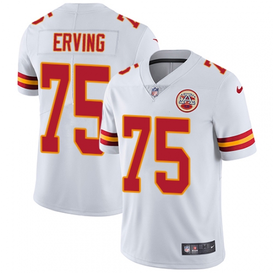Youth Nike Kansas City Chiefs #75 Cameron Erving White Vapor Untouchable Limited Player NFL Jersey - Ujersey