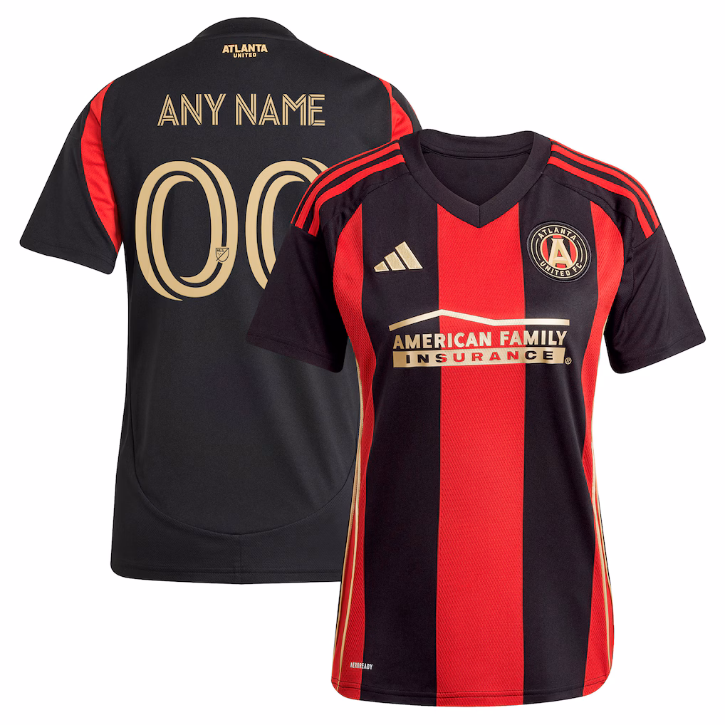 Women's Atlanta United FC adidas Black 2025 The Connector Replica Custom Jersey - Ujersey NHL