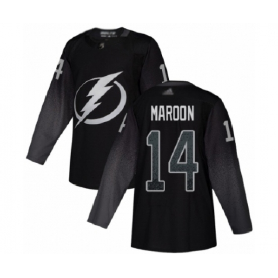 Youth Tampa Bay Lightning #14 Patrick Maroon Authentic Black Alternate Hockey Jersey - Ujersey