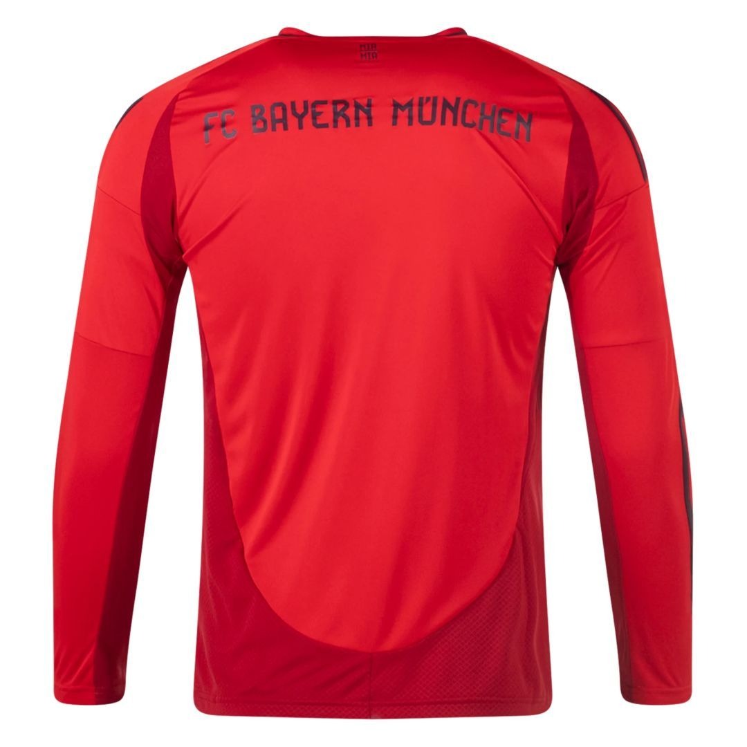 Bayern Munich Long Sleeve Jersey Home Football Shirt 2024/25