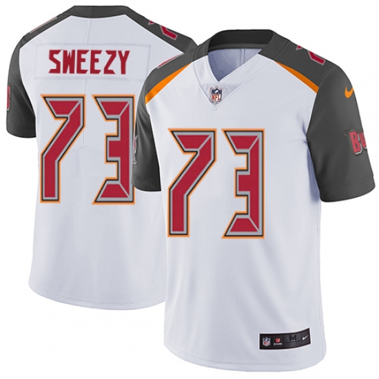 Youth Nike Tampa Bay Buccaneers #73 J. R. Sweezy Elite White NFL Jersey - Ujersey