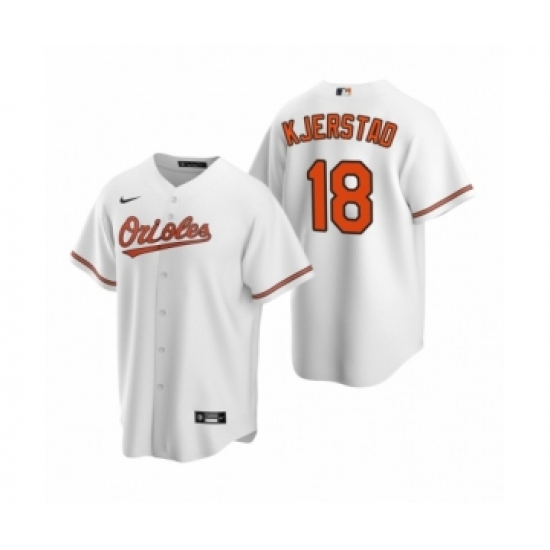 Youth Baltimore Orioles #18 Heston Kjerstad White 2020 MLB Draft Replica Home Jersey - Ujersey