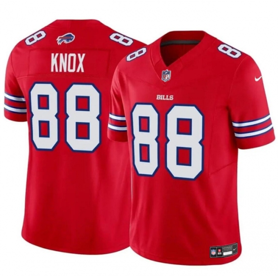 Men's Buffalo Bills #88 Dawson Knox Red 2024 F.U.S.E. Vapor Untouchable Limited Stitched Football Jersey - Ujersey