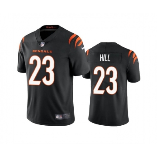 Men's Cincinnati Bengals #23 Daxton Hill Black Vapor Untouchable Limited Stitched Jersey - Ujersey