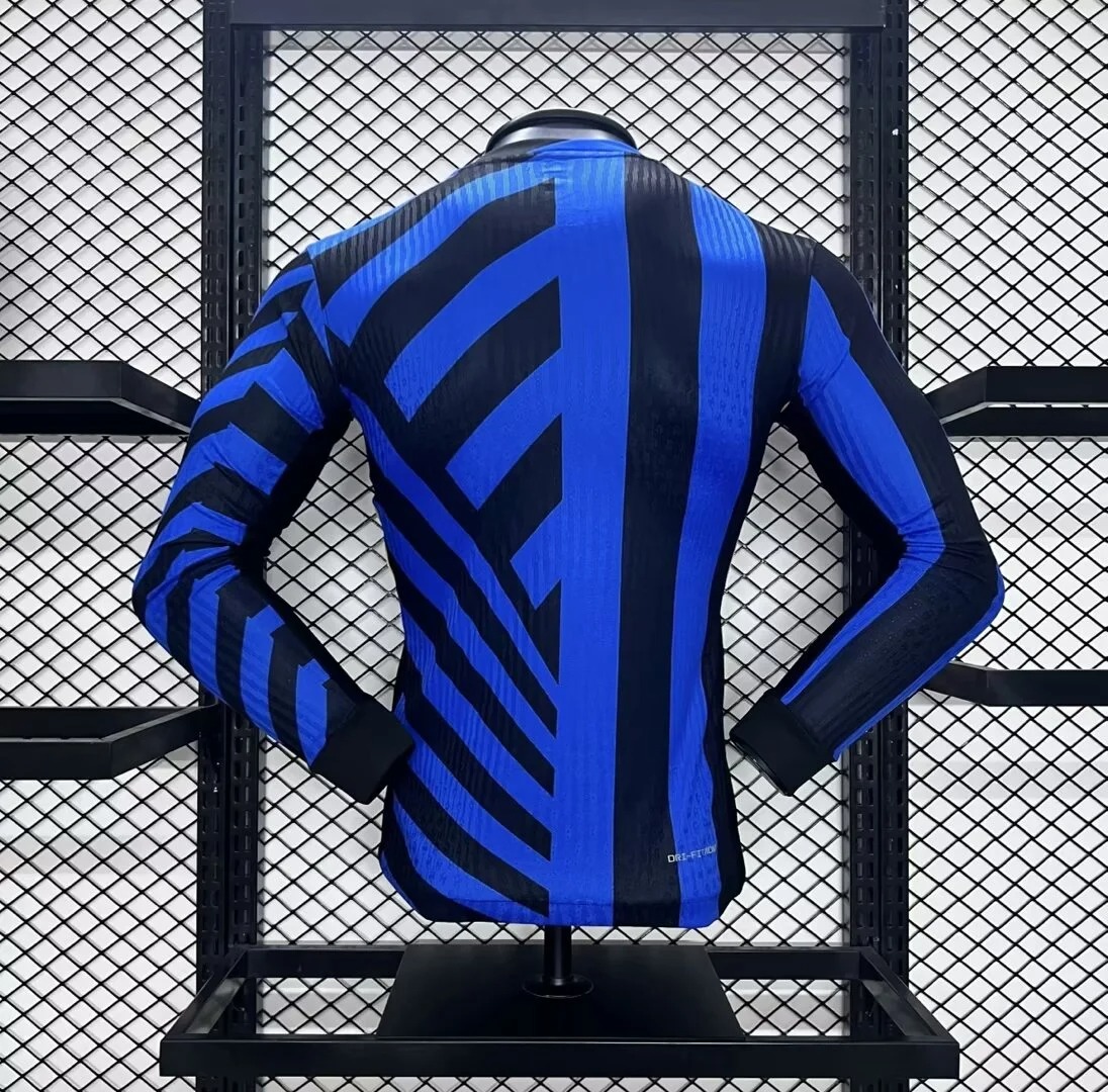Soccer Jersey Inter Milan Home Long Sleeve Shirt 2024/25