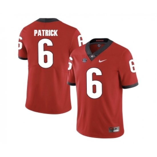 Georgia Bulldogs 6 Natrez Patrick Red College Football Jersey - Ujersey