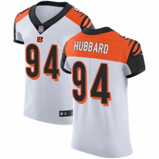 Men's Nike Cincinnati Bengals #94 Sam Hubbard White Vapor Untouchable Elite Player NFL Jersey - Ujersey
