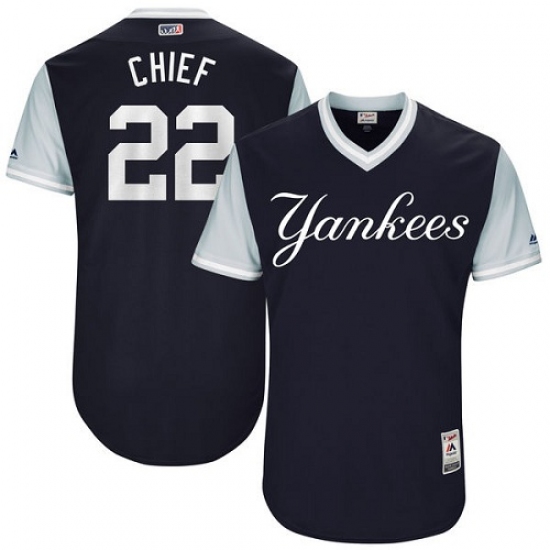 Men's Majestic New York Yankees #22 Jacoby Ellsbury 