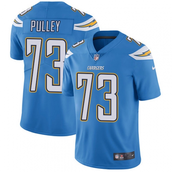 Youth Nike Los Angeles Chargers #73 Spencer Pulley Electric Blue Alternate Vapor Untouchable Limited Player NFL Jersey - Ujersey