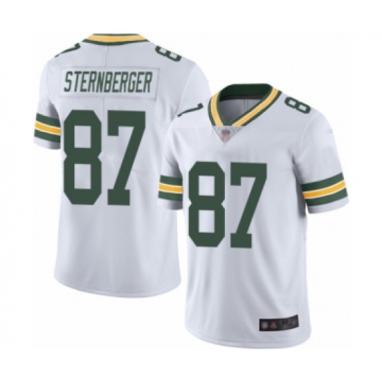 Men's Green Bay Packers #87 Jace Sternberger White Vapor Untouchable Limited Player Football Jersey - Ujersey
