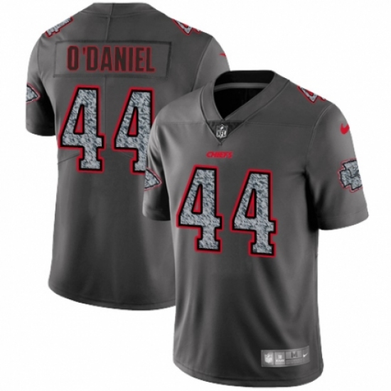Youth Nike Kansas City Chiefs #44 Dorian O'Daniel Gray Static Vapor Untouchable Limited NFL Jersey - Ujersey