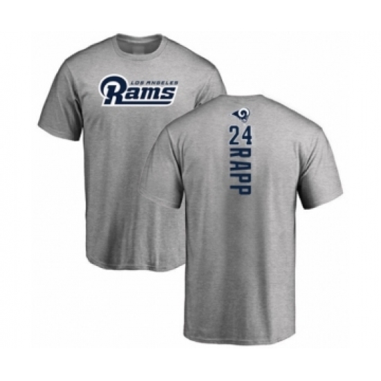 Football Los Angeles Rams #24 Taylor Rapp Ash Backer T-Shirt - Ujersey