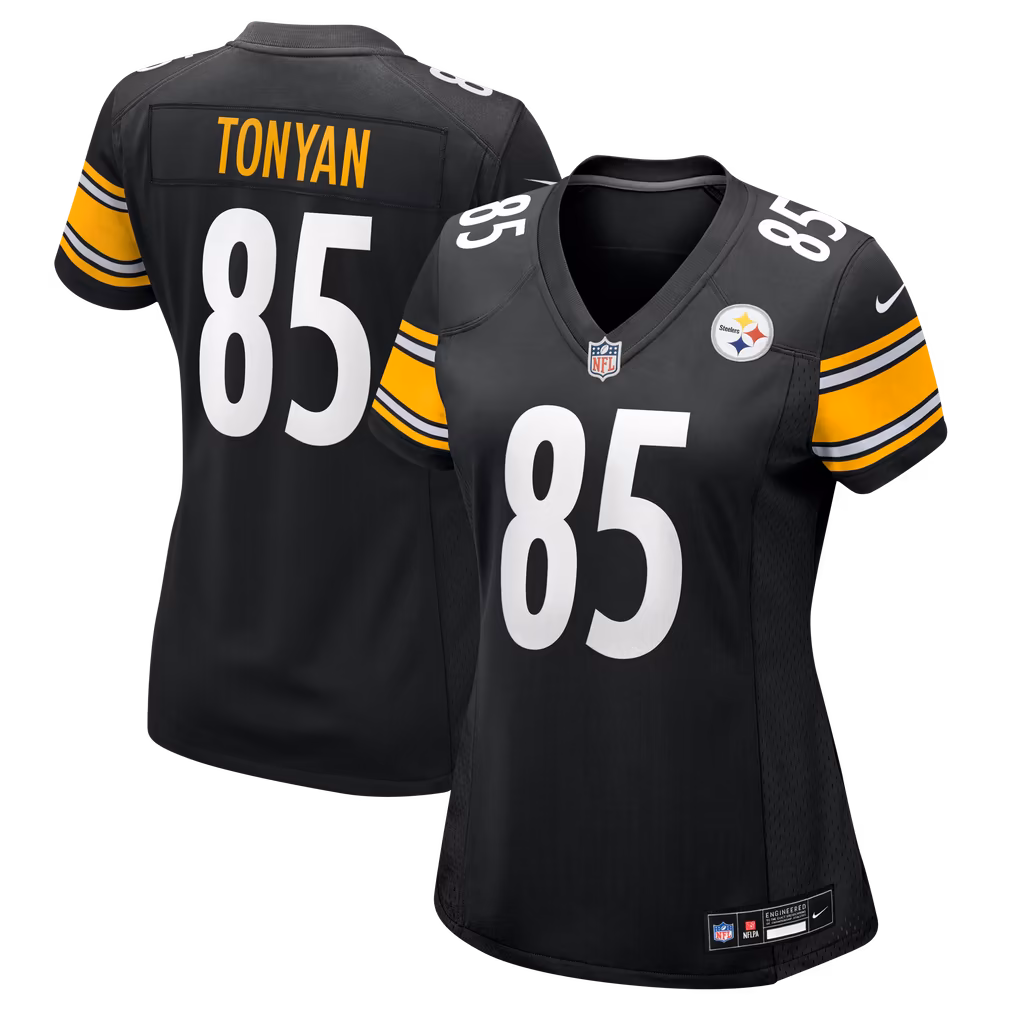 Women's Pittsburgh Steelers Robert Tonyan Nike Black Team Game Jersey