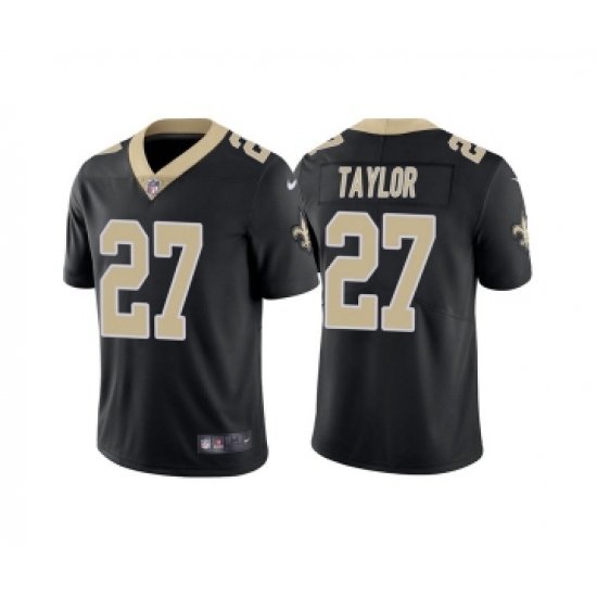 Men's New Orleans Saints #27 Alontae Taylor Black Vapor Limited Stitched Jersey - Ujersey