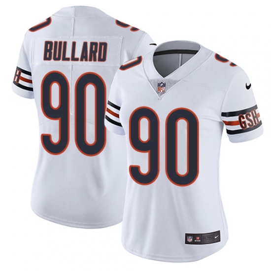 Women's Nike Chicago Bears #90 Jonathan Bullard White Vapor Untouchable Limited Player NFL Jersey - Ujersey