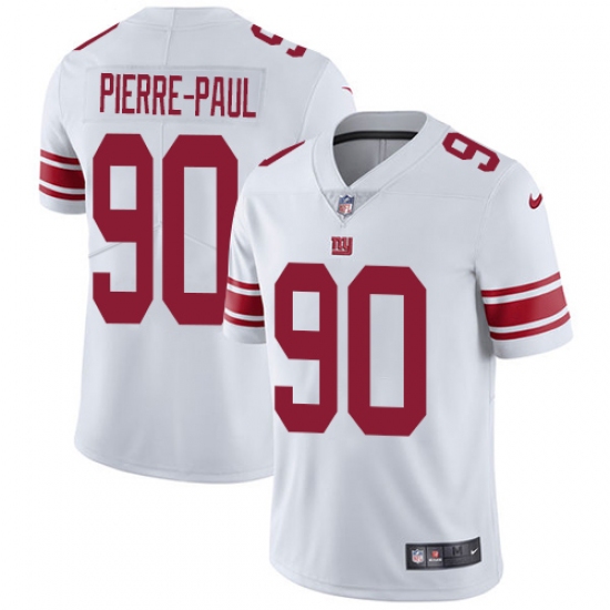 Youth Nike New York Giants #90 Jason Pierre-Paul White Vapor Untouchable Limited Player NFL Jersey - Ujersey
