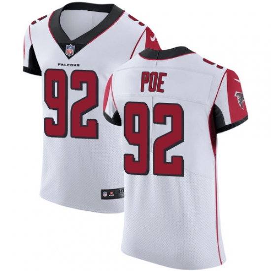 Men's Nike Atlanta Falcons #92 Dontari Poe White Vapor Untouchable Elite Player NFL Jersey - Ujersey