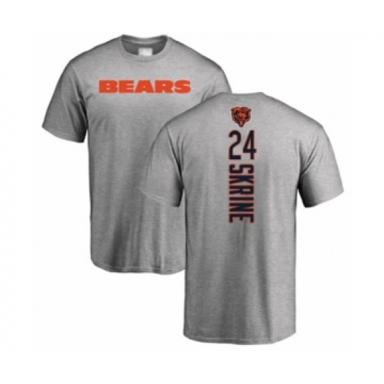 Football Chicago Bears #24 Buster Skrine Ash Backer T-Shirt - Ujersey