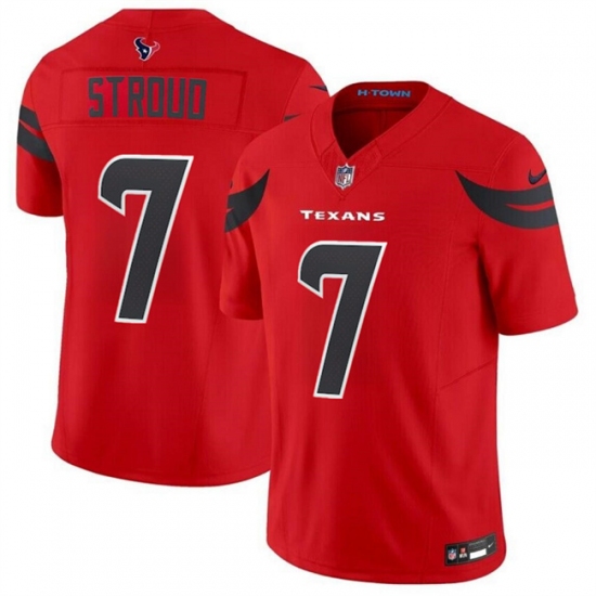 Youth Houston Texans #7 C.J. Stroud Red 2024 Alternate F.U.S.E Vapor Football Stitched Jersey - Ujersey