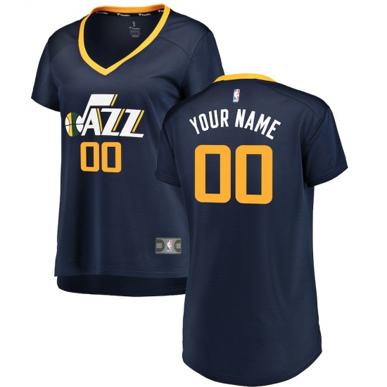 Women's Utah Jazz Fanatics Branded Navy Fast Break Custom Jersey - Icon Edition - Ujersey