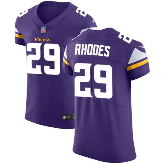 Men's Nike Minnesota Vikings #29 Xavier Rhodes Purple Team Color Vapor Untouchable Elite Player NFL Jersey - Ujersey