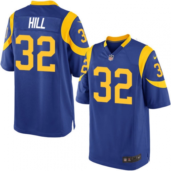 Men's Nike Los Angeles Rams #32 Troy Hill Game Royal Blue Alternate NFL Jersey - Ujersey