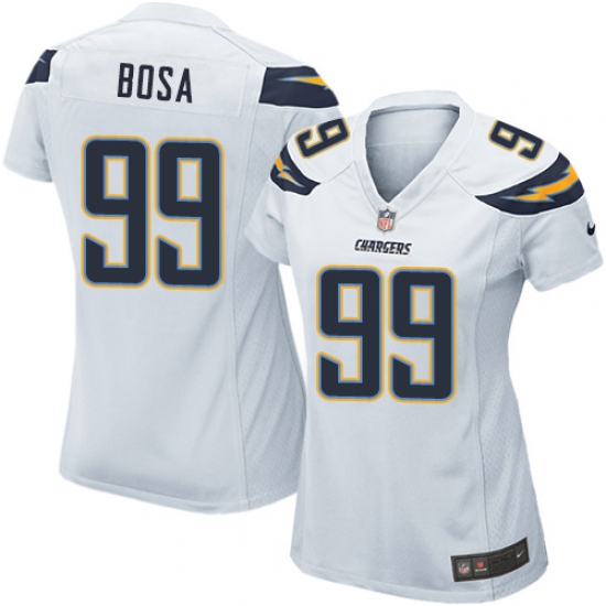 Women's Nike Los Angeles Chargers #99 Joey Bosa Game White NFL Jersey - Ujersey