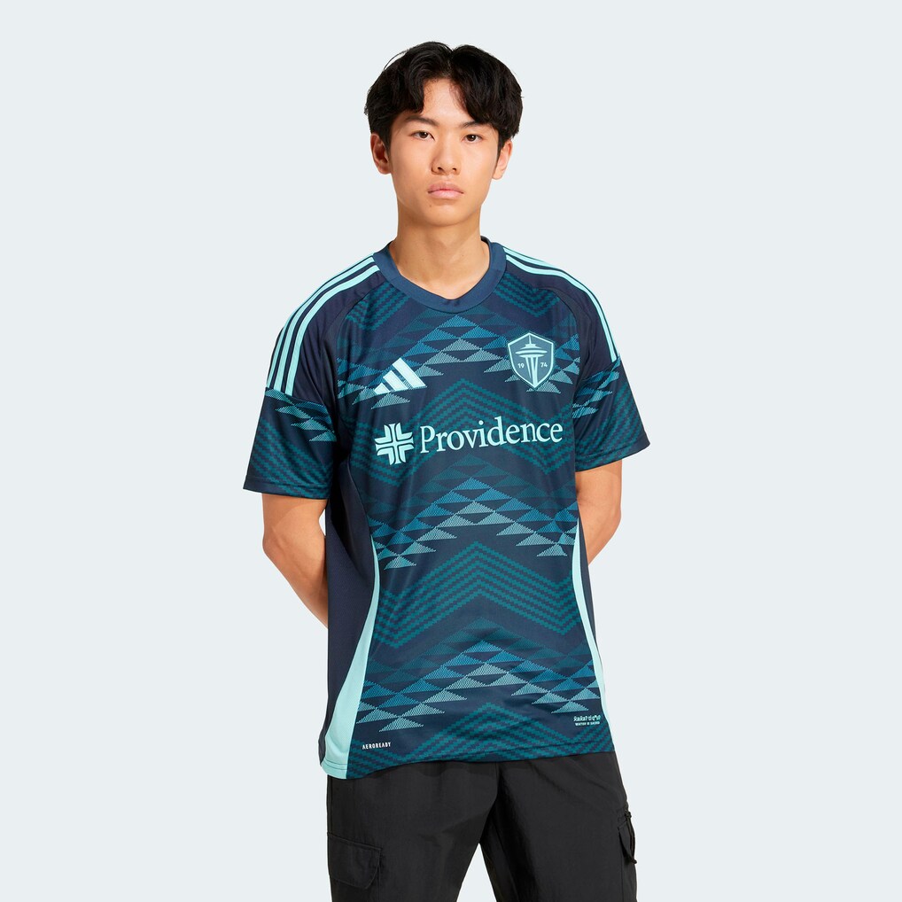 Men's Seattle Sounders FC adidas Blue 2025 The Salish Sea Kit Replica Jersey - Ujersey