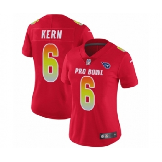 Women's Nike Tennessee Titans #6 Brett Kern Limited Red AFC 2019 Pro Bowl NFL Jersey - Ujersey