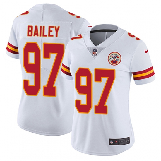 Women's Nike Kansas City Chiefs #97 Allen Bailey Elite White NFL Jersey - Ujersey