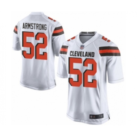 Men's Cleveland Browns #52 Ray-Ray Armstrong Game White Football Jersey - Ujersey