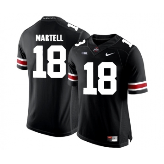 Ohio State Buckeyes 18 Tate Martell Black College Football Jersey - Ujersey