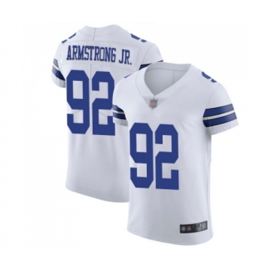 Men's Dallas Cowboys #92 Dorance Armstrong Jr. White Vapor Untouchable Elite Player Football Jersey - Ujersey