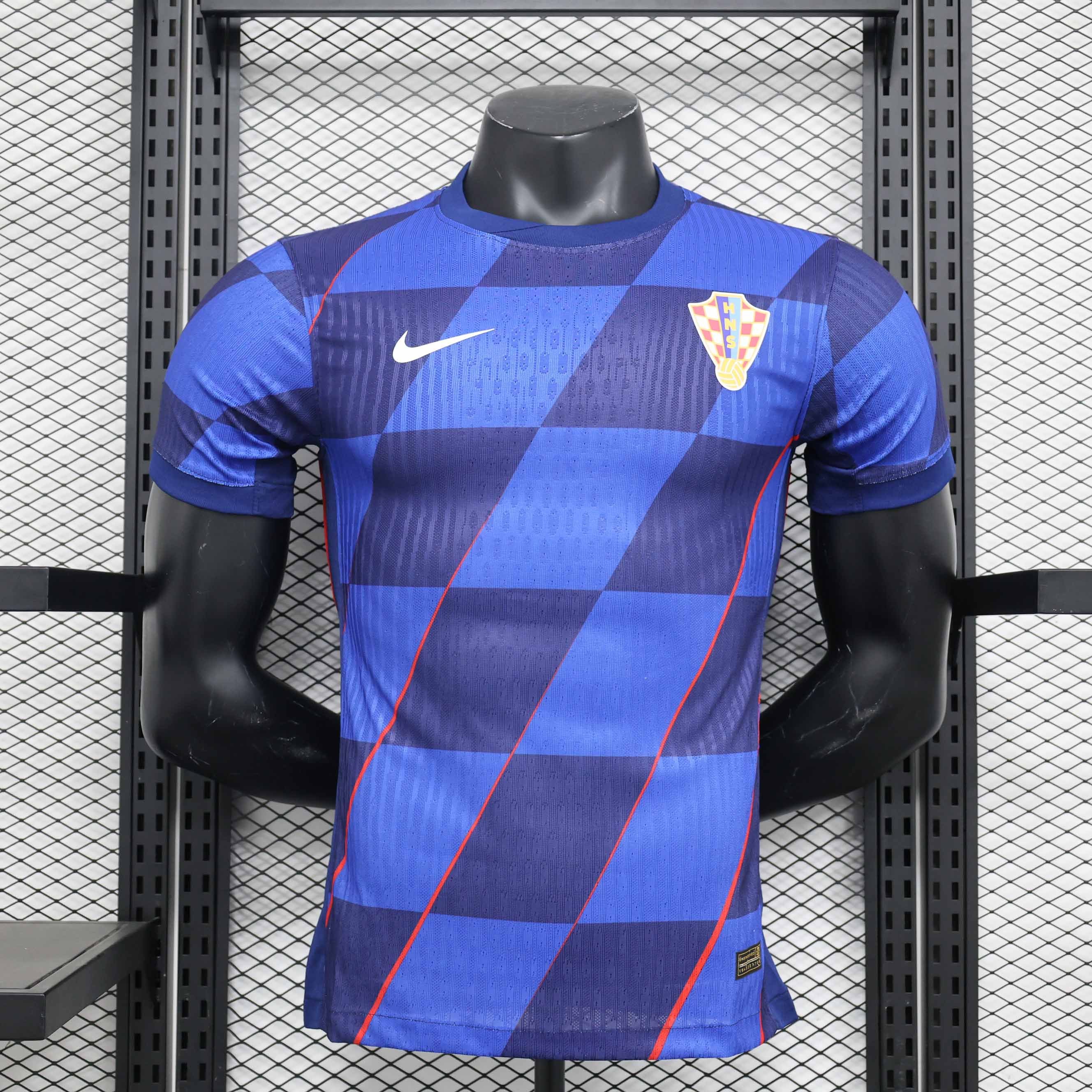 Croatia Soccer Jersey Away Shirt EURO 2024 - U-jersey