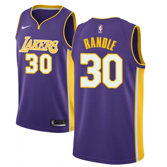 Women's Nike Los Angeles Lakers #30 Julius Randle Swingman Purple NBA Jersey - Statement Edition - Ujersey
