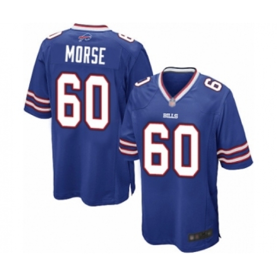 Men's Buffalo Bills #60 Mitch Morse Game Royal Blue Team Color Football Jersey - Ujersey
