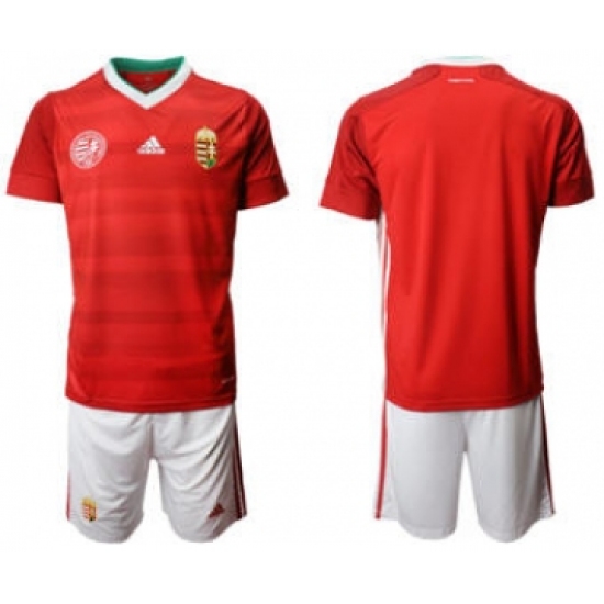 Men's Hungary Custom Euro 2021 Soccer Jersey and Shorts 2 - Ujersey