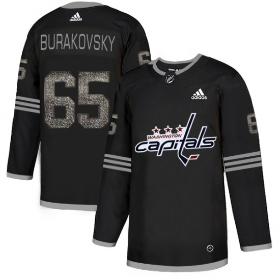 Men's Adidas Washington Capitals #65 Andre Burakovsky Black 1 Authentic Classic Stitched NHL Jersey - Ujersey