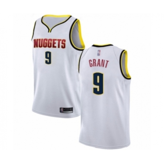 Youth Denver Nuggets #9 Jerami Grant Swingman White Basketball Jersey - Association Edition - Ujersey