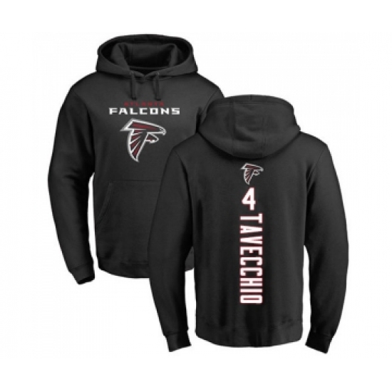 Football Atlanta Falcons #4 Giorgio Tavecchio Black Backer Pullover Hoodie - Ujersey