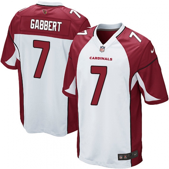 Men's Nike Arizona Cardinals #7 Blaine Gabbert Game White NFL Jersey - Ujersey