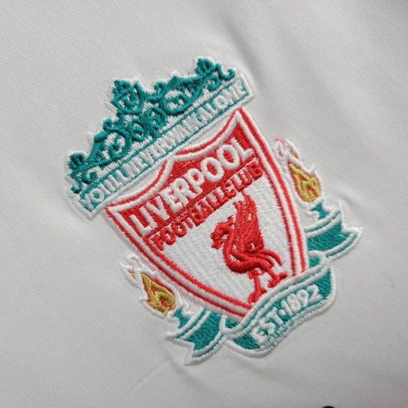 Liverpool Retro Football Jersey Third Away Long Sleeve Custom Shirt 2006/07 - ujerseystore
