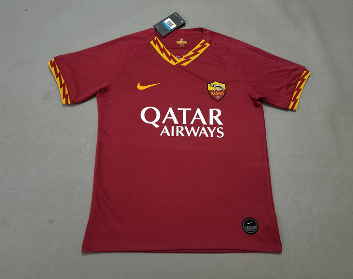 Roma Retro Soccer Jersey Home Custom Shirt 2019/20 - ujerseystore