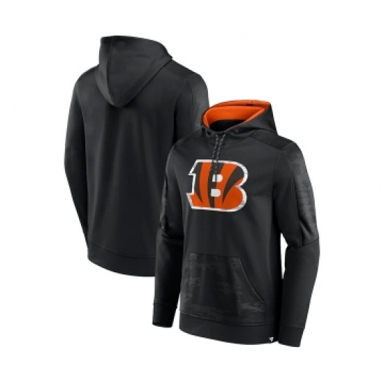 Men's Cincinnati Bengals Black On The Ball Pullover Hoodie - Ujersey NHL