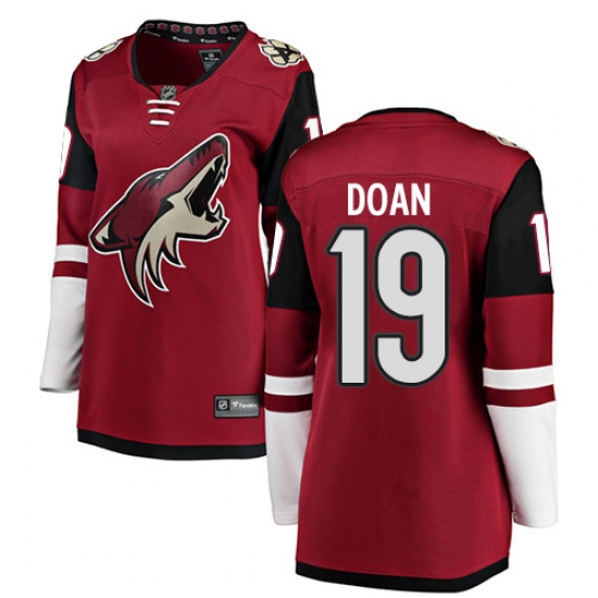 Women's Arizona Coyotes #19 Shane Doan Fanatics Branded Burgundy Red Home Breakaway NHL Jersey - Ujersey