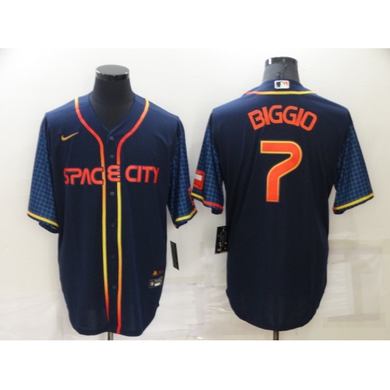 Men's Toddler Houston Astros #7 Craig Biggio Nike Navy 2022 City Connect Player Jersey - Ujersey