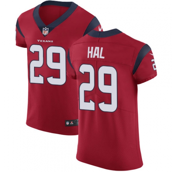Men's Nike Houston Texans #29 Andre Hal Red Alternate Vapor Untouchable Elite Player NFL Jersey - Ujersey